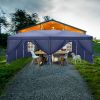 3 x 6m Home Use Outdoor Camping Waterproof Folding Tent with Carry Bag Blue