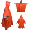 Outdoor first aid raincoat survival emergency camping supplies wilderness loss of temperature insulation and warmth equipment survival blanket