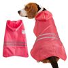 Pet Raincoat Medium Dog Golden Retriever Waterproof Reflective Strip Outdoor Raincoat